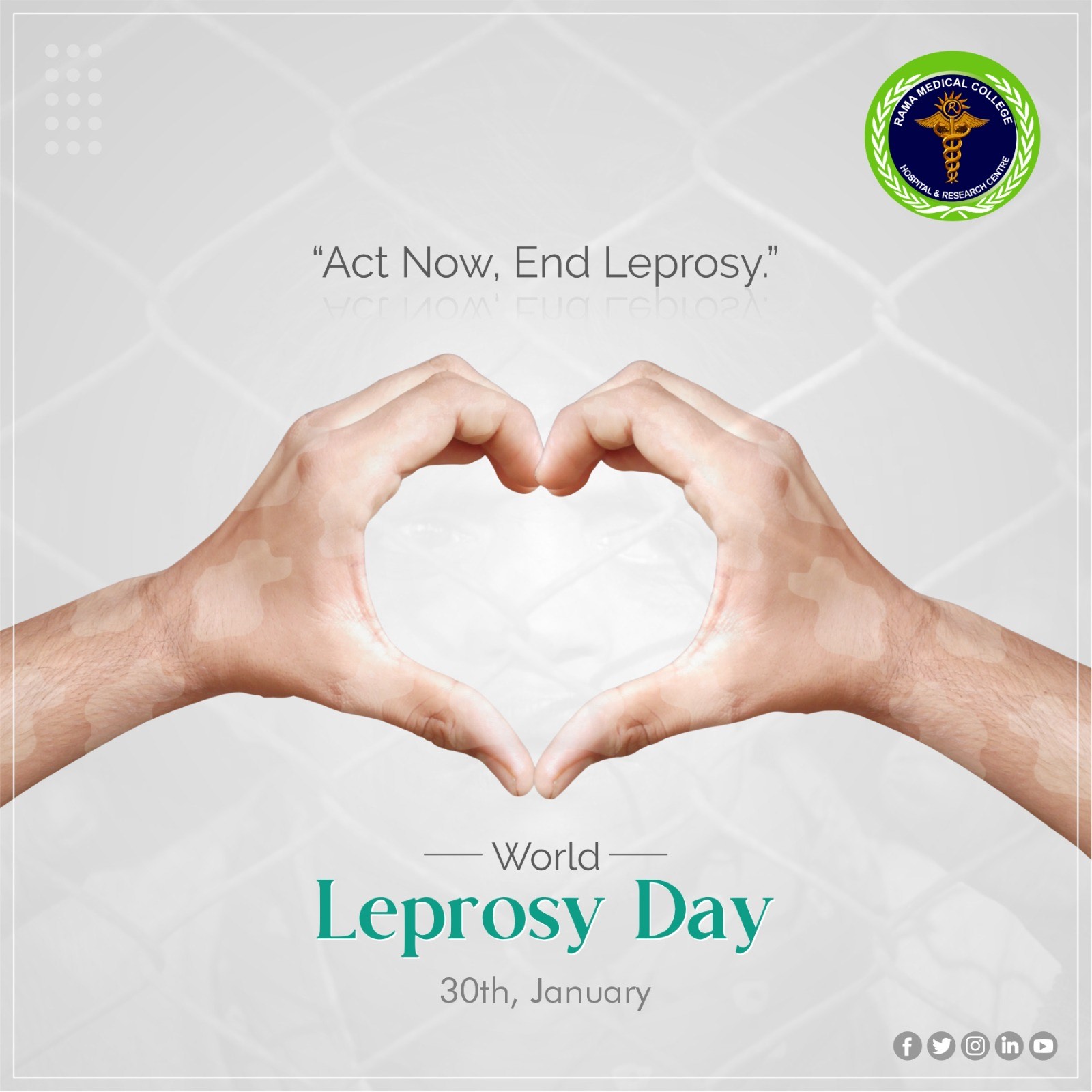 World Leprosy Day- Act Now. End Leprosy