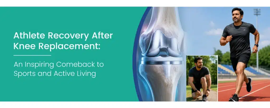 Athletes recover after knee replacement