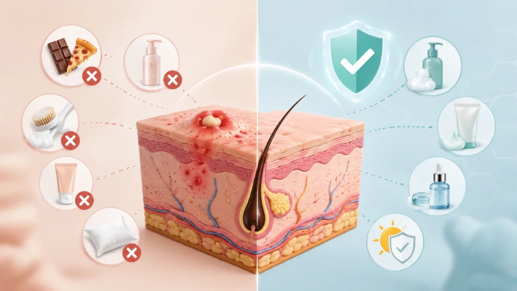 Acne Myths vs Facts