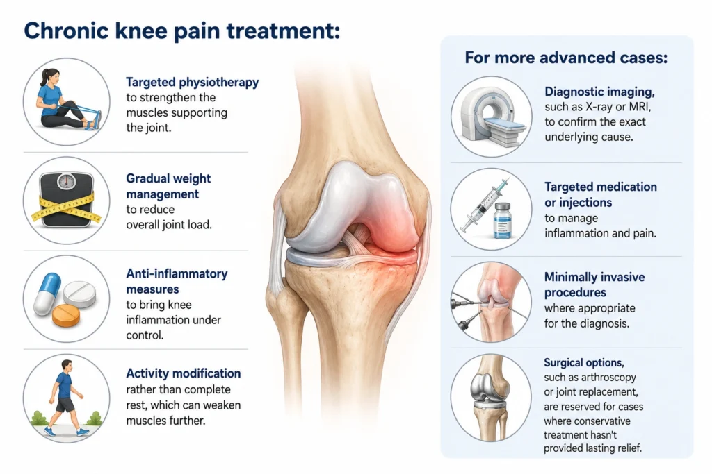 Chronic knee pain treatment
