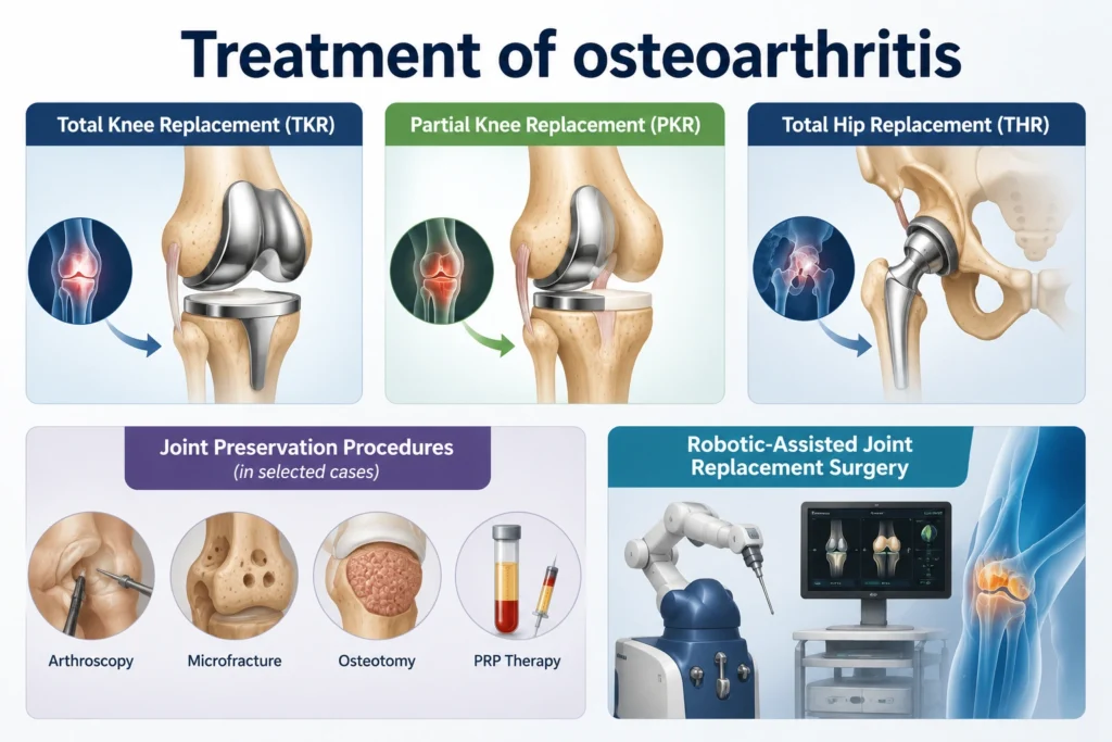 Surgical Treatment of Osteoarthritis