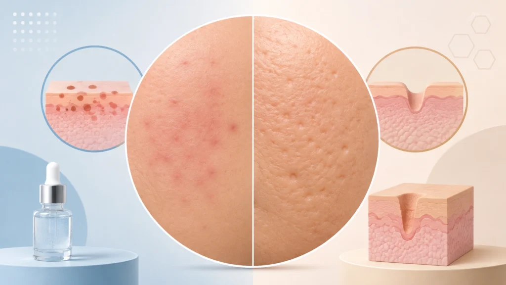 True Acne Scars