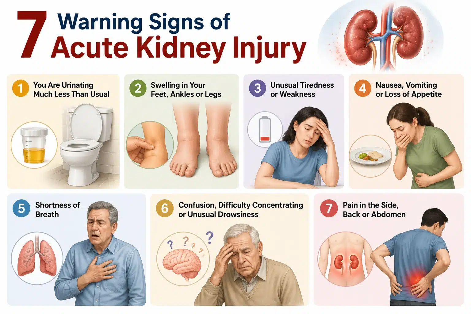 Warning Signs of Acute Kidney Injury