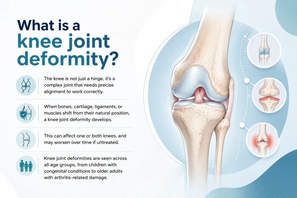 What is a knee joint deformity