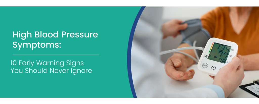 High blood pressure symptoms