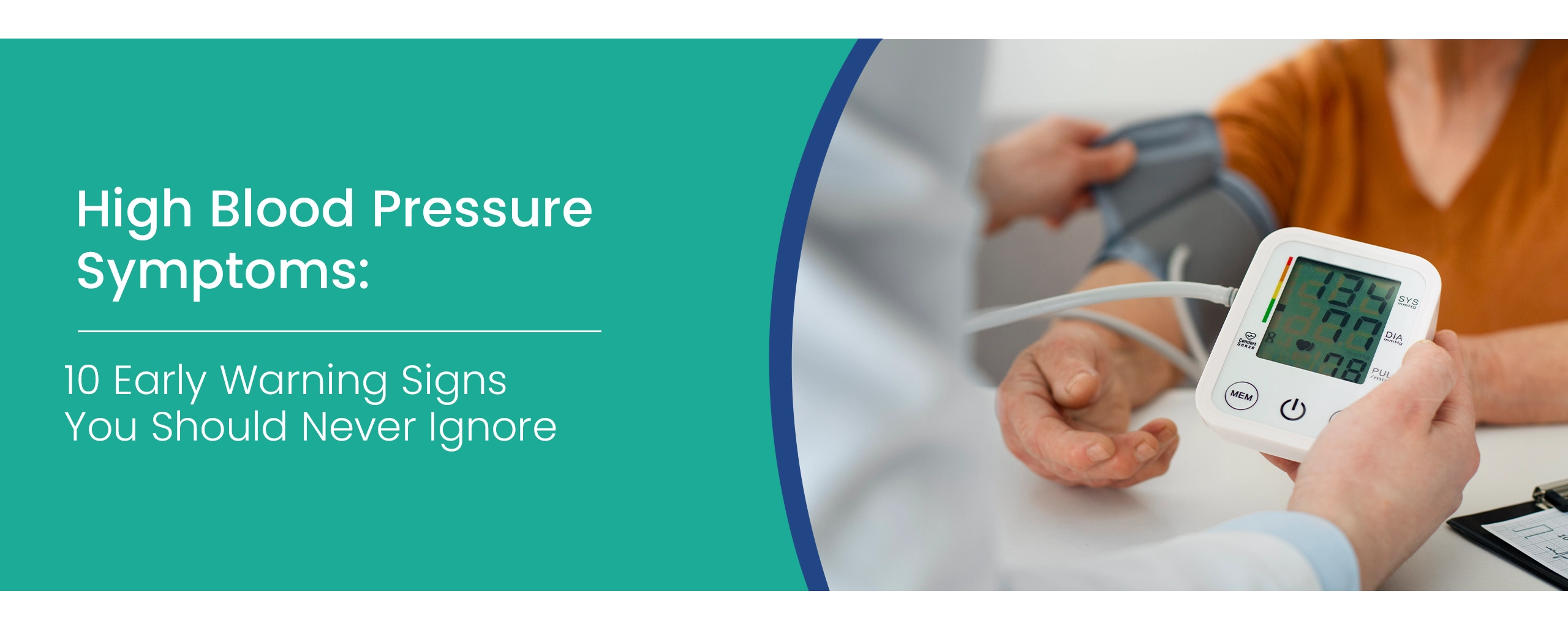 High blood pressure symptoms