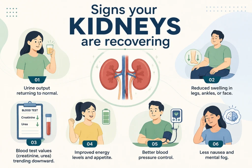Signs your kidneys are recovering