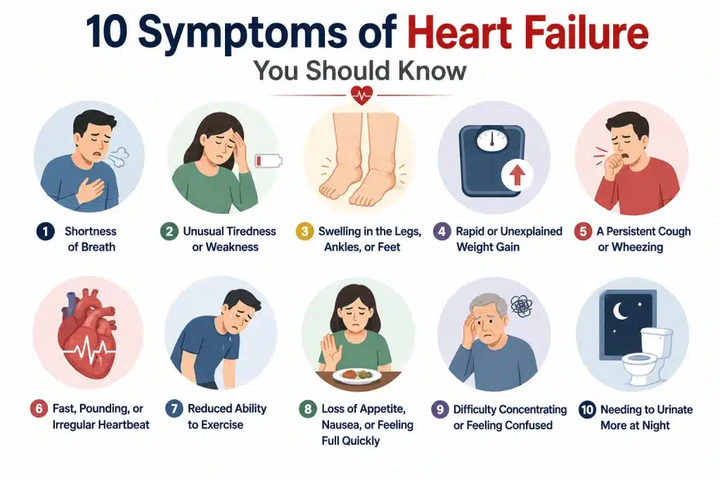 10 Symptoms of Heart Failure You Should Know