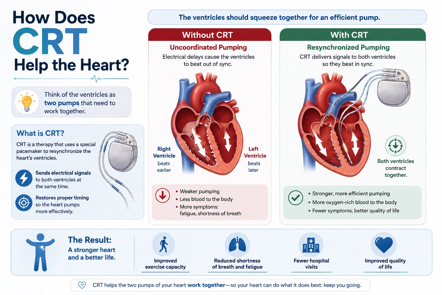 How Does CRT Help the Heart
