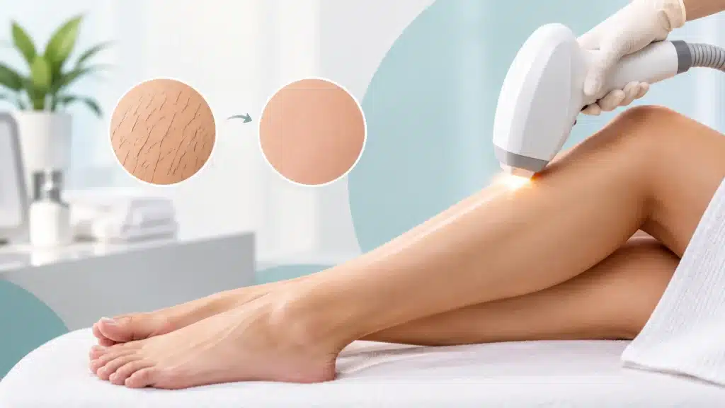 Laser hair reduction