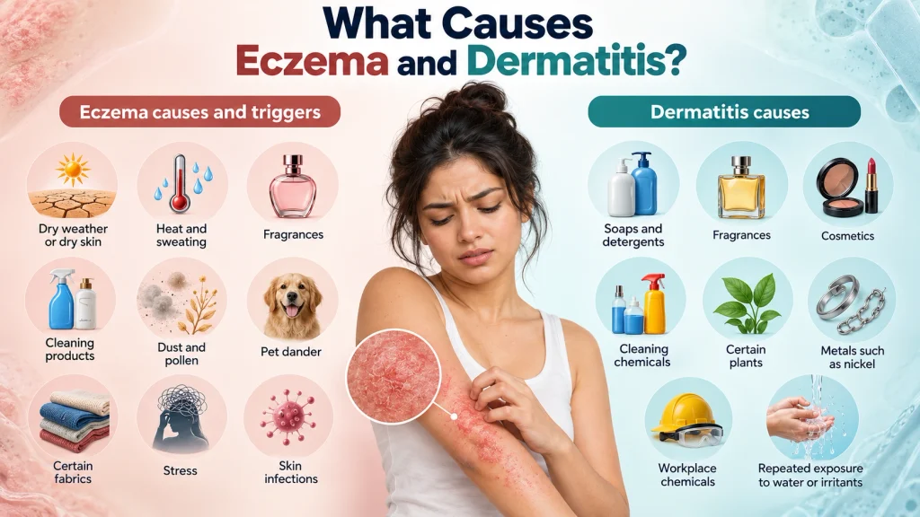 What Causes Eczema and Dermatitis