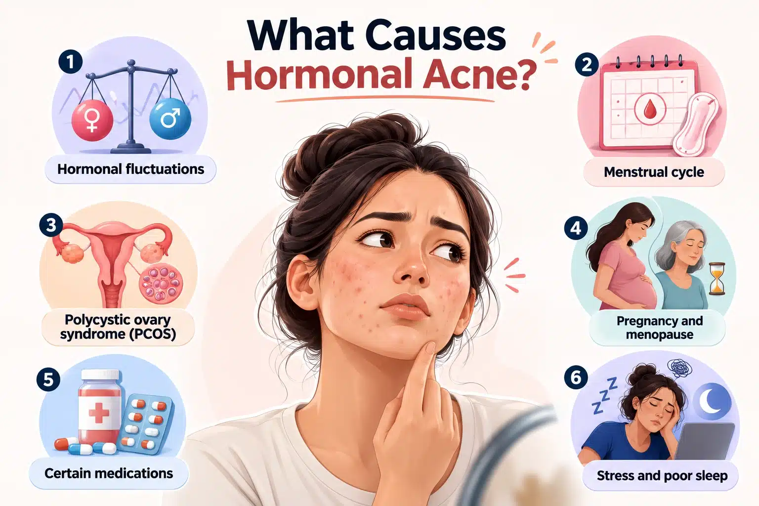 What Causes Hormonal Acne