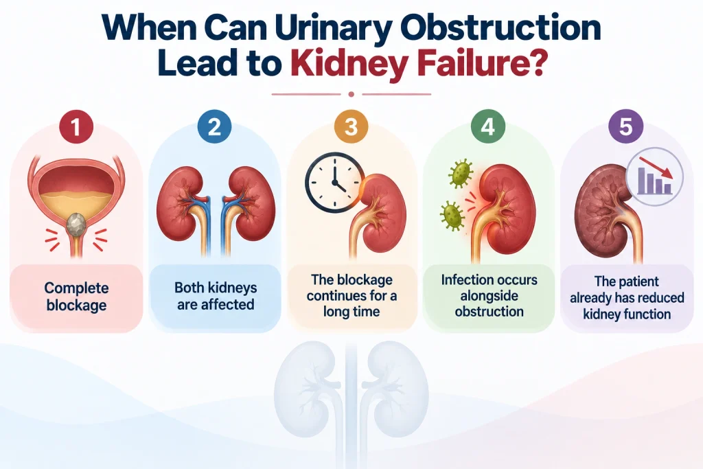 Urinary Obstruction Lead to Kidney Failure