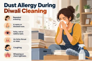 Common symptoms of dust allergy