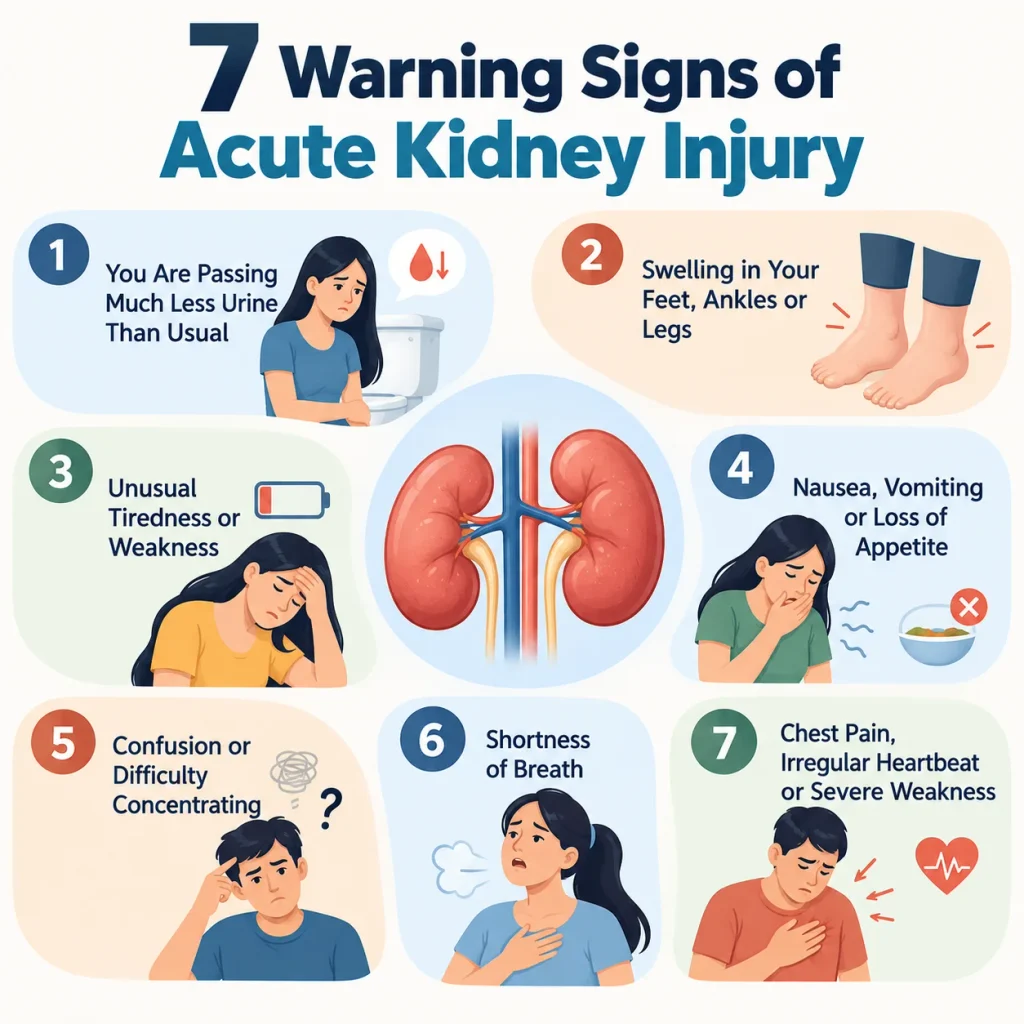 7 Warning Signs of Acute Kidney Injury