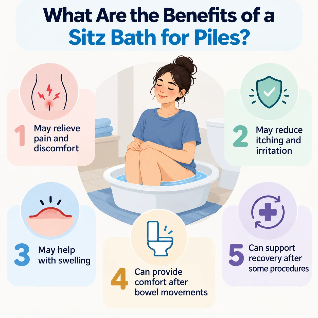 Benefits of a Sitz Bath for Piles