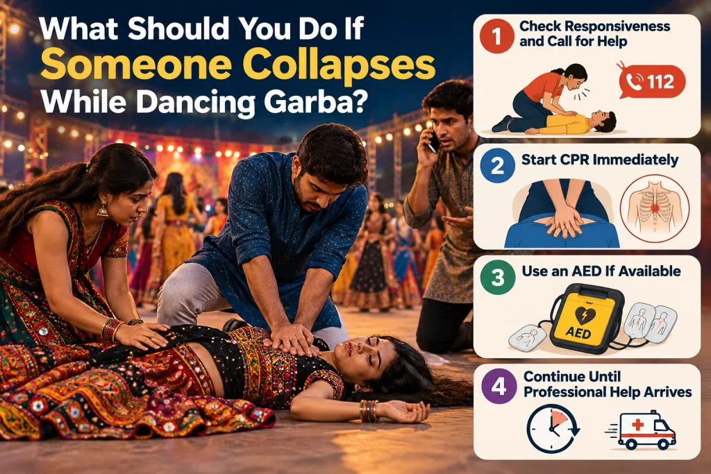 Someone Collapses While Dancing Garba