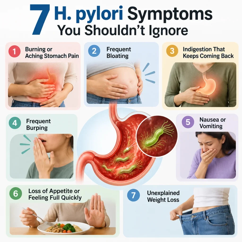H. pylori Symptoms